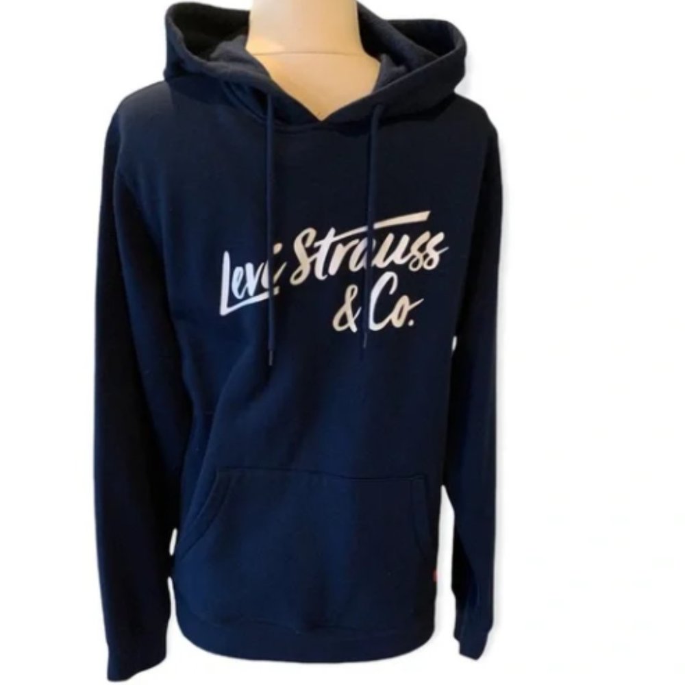 NWT Levi Strauss & Co Script Logo Hoodie